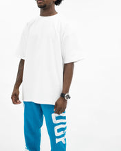 Load image into Gallery viewer, &quot;WASHED OUT FASHION DISTRICT SET&quot; TURQUIOS SWEATS AND WHITE TOP