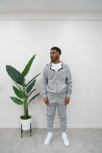 Load image into Gallery viewer, "THE PLANE JANE STAPLE SET FW 25/26" FULLZIP HOODIE (GREY W/ GREY &amp; CHARCOAL)
