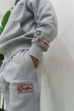 Load image into Gallery viewer, "THE PLANE JANE STAPLE SET FW 25/26" FULLZIP HOODIE (GREY W/ GREY &amp; CHARCOAL)