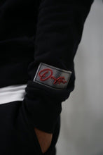 Load image into Gallery viewer, "THE PLANE JANE STAPLE SET SPRING 26" FULLZIP HOODIE (BLACK W/GREY &amp; RED)