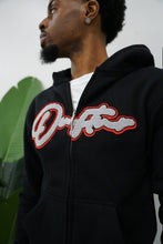 Load image into Gallery viewer, "THE PLANE JANE STAPLE SET SPRING 26" FULLZIP HOODIE (BLACK W/GREY &amp; RED)