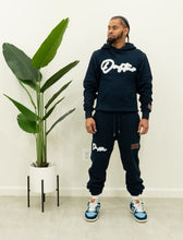 Load image into Gallery viewer, &quot;THE PLANE JANE STAPLE SET FW 25/26&quot; HOODIE (NAVY W/ WHITE)