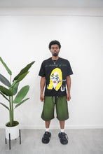 Load image into Gallery viewer, “DISBELIEF OF LOVE” BOXY STYLE T-SHIRT (BLACK W/ MULTI)