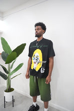 Load image into Gallery viewer, "ART ON TUR" FRENCH TERRY SHORTS (FORREST GREEN)