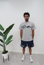 Load image into Gallery viewer, "THE PLANE JANE STAPLE SUMMER 26" SHORT SET (GREY W/NAVY)