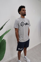 Load image into Gallery viewer, "THE PLANE JANE STAPLE SUMMER 26" SHORT SET (GREY W/NAVY)