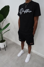 Load image into Gallery viewer, "THE PLANE JANE STAPLE SUMMER 26" SHORT SET (BLACK W/ GREY)