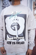 Load image into Gallery viewer, "ART IS DEAD'" DOUBLE LAYER LONGSLEEVE TEE ( GREY W/BLACK)