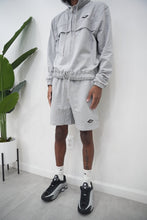Load image into Gallery viewer, "DIAMOND SET" HOODIE SHORT SET GREY W/ GREY)