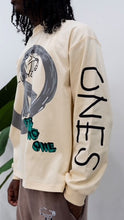 Load image into Gallery viewer, &quot;LUV ONES&quot; LONGSLEEVE TEE ( CREAM T-SHIRT W/ MULTI)