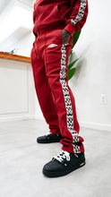Load image into Gallery viewer, "MOTIVATION DIAMOND CLASSIC" TRACKSET (ALL RED W/ BLK/GRY/WHT TRIM)