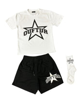 Load image into Gallery viewer, &quot;BIG STAR&quot; NYLON SHORTS (BLACK)