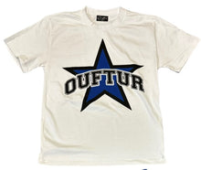 Load image into Gallery viewer, &quot;BIG STAR T&quot; SLIGHTLY OVERSIZED TEE (WHITE W/ROYAL)