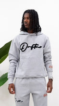 Load image into Gallery viewer, &quot;THE PLANE JANE STAPLE SET FW 25/26&quot; HOODIE (GREY W/ BLACK)