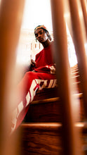 Load image into Gallery viewer, "LUXURY UNIFORM" CREW KNIT SET (RED W/ WHITE)