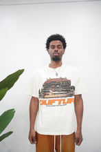 Load image into Gallery viewer, “OUFTUR YACHT CLUB” BOXY STYLE T-SHIRT (WHITE W/ MULTI)