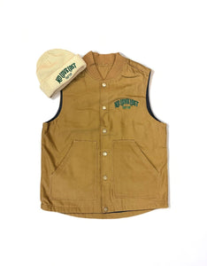 "NO LOVE LOST" VEST (CAMEL(DARK TAN))