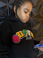 Load image into Gallery viewer, &quot;KIDS TYPESET&quot; HOODY SET (BLACK)