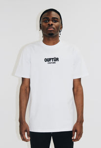 "OUFTUR LOGO TEE" CLASSIC TEE (WHITE)