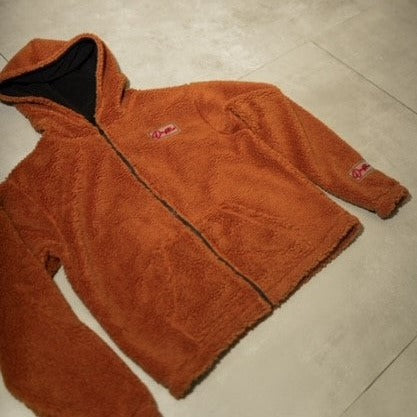 Burnt orange sale fleece jacket