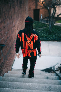 "LIVE IN ART COLLECTION" GAME OVER - BLACK SWEATPANTS