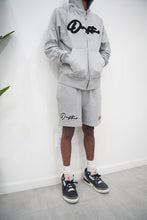Load image into Gallery viewer, "THE PLANE JANE STAPLE SUMMER 26" HOODIE SHORT SET (GREYW/BLACK)