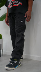"VINTAGE DIAMONDS" NYLON PANT (BALCK/BLACK)