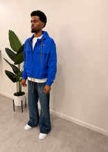Load image into Gallery viewer, "BAGGY DADDY” NYLON JACKET (ROYAL)