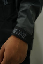 Load image into Gallery viewer, “HAWK TECH" ADVANCE TECH JACKET WITH HOODIE (BLACK W/ GREY)