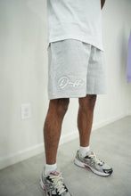 Load image into Gallery viewer, "THE PLANE JANE STAPLE SUMMER by 26" SHORT SET (WHITE W/GREY)