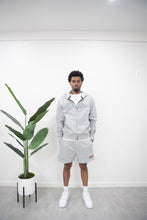 Load image into Gallery viewer, "THE PLANE JANE STAPLE SUMMER 26" HOODIE SHORT SET GRAY/GRAY