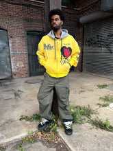 Load image into Gallery viewer, "WAIT TIL THE END" HOODIE SET (YELLO W/ GREY)