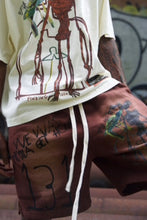 Load image into Gallery viewer, &quot;AREA 131&quot; FLEECE SHORTS (BROWNWASH)