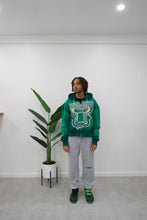 Load image into Gallery viewer, "LOVERS &amp; FRIENDS" FULLZIP HOODIE DISTRESSED (GREEN SPRAY) MADE CUSTOM