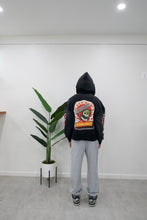 Load image into Gallery viewer, "NO DAYS OUF" FULLZIP HOODIE DISTRESSED (BLACK SPRAY) MADE CUSTOM
