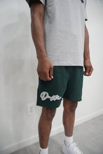 Load image into Gallery viewer, "THE PLANE JANE STAPLE SUMMER 26" SHORT SET (GREY W/ FORREST GREEN)