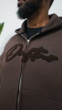 Load image into Gallery viewer, "THE PLANE JANE STAPLE SET FW 25/26" FULLZIP HOODIE (BROWN W/ BROWN)