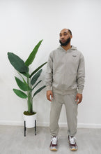 Load image into Gallery viewer, "DIAMOND LUX CLASSIC" JOGGER SET (ALL GREY W/ METAL DIAMOND PATCH)