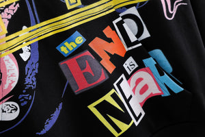 "LIVE IN ART COLLECTION" "THE END IS NEAR" - OVERSIZED PULLOVER HOODIE