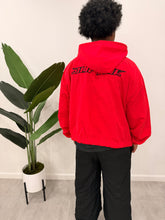 Load image into Gallery viewer, "BAGGY DADDY” NYLON JACKET (RED)