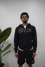 Load image into Gallery viewer, "THE PLANE JANE STAPLE SUMMER 26" HOODIE SHORT SET (BLACK W/ BLACK)