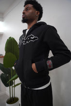 Load image into Gallery viewer, "THE PLANE JANE STAPLE SUMMER 26" HOODIE SHORT SET (BLACK W/ BLACK)