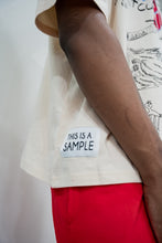 Load image into Gallery viewer, “ADDICTED TO CLOTHES” T-shirt w/ Sweatpants (Red w/Cream)