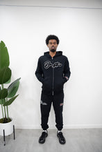 Load image into Gallery viewer, "THE PLANE JANE STAPLE SET SUMMER 26" FULLZIP HOODIE (BLACK W/ BLACK)