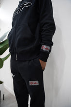 Load image into Gallery viewer, "THE PLANE JANE STAPLE SET SUMMER 26" FULLZIP HOODIE (BLACK W/ BLACK)