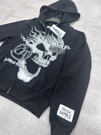 "WORLDTOUR 24" FULLZIP HOODIE (BLACK)