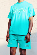 Load image into Gallery viewer, &quot;THE PLANE JANE STAPLE SET &quot;24&quot;&quot; SHORT SET (TURQUOISE W/ GREEN)