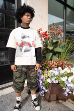 Load image into Gallery viewer, "NO LOVE LOST" LONGSLEEVE TEE (CREME W/BLACK)