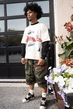 Load image into Gallery viewer, "NO LOVE LOST" LONGSLEEVE TEE (CREME W/BLACK)