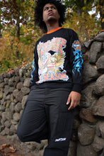 Load image into Gallery viewer, "LIVE LIFE" LONGSLEEVE TEE (BLACK W/MULTI)